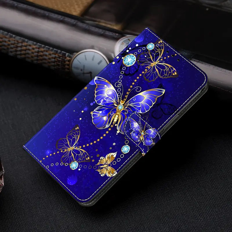 Leather wallet & phone cover