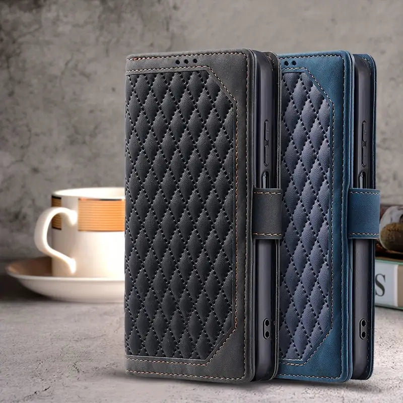 Luxury leather wallet & phone cover
