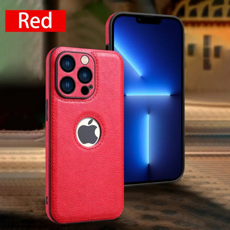 Classic leather cover for i phone