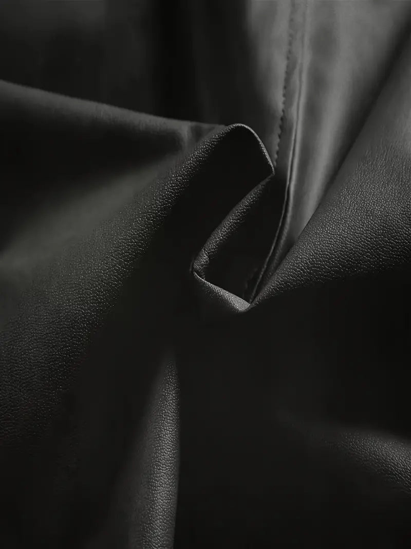 Leather Jacket, Men's Zip Up